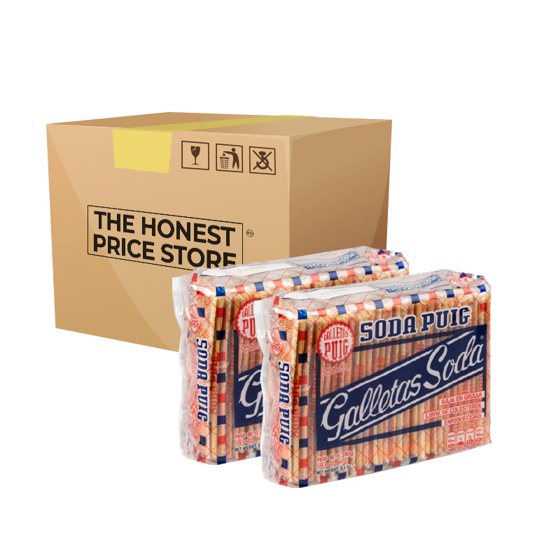Puig Soda Cracker, Low Fat, Cholesterol Free, Authentic, Imported from Venezuela, Pack of 2