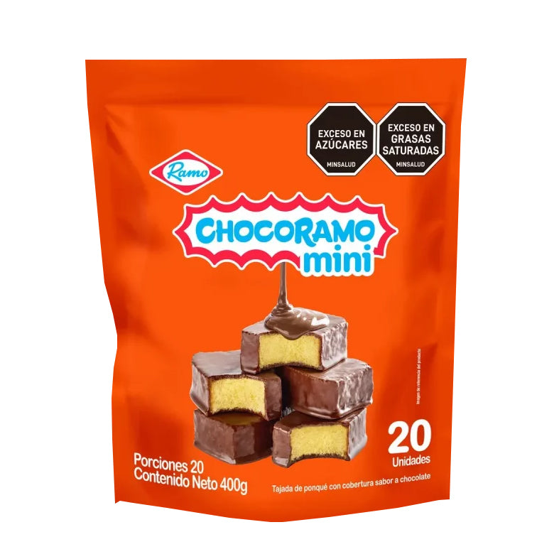 Ramo Chocoramo Cake - Individually Wrapped, Chocolate Covered Golden Cake.